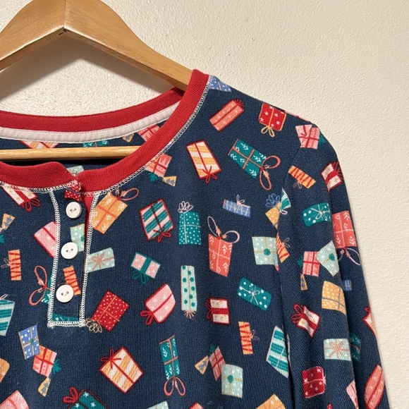 Cuddl Duds Womens M Pajama Top Christmas Holiday NWT Comfortable Soft Lounge - Picture 2 of 10